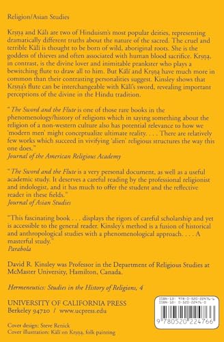 The Sword and the Flute: Kali and Krsna- Dark Visions of the Terrible and the Sublime in Hindu Mythology (Hermeneutics, Studies in the History of Religions)