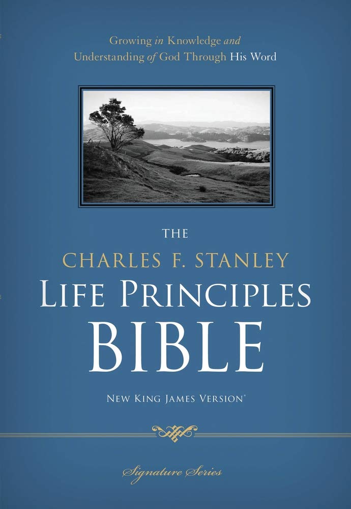 NKJV, The Charles F. Stanley Life Principles Bible, Hardcove