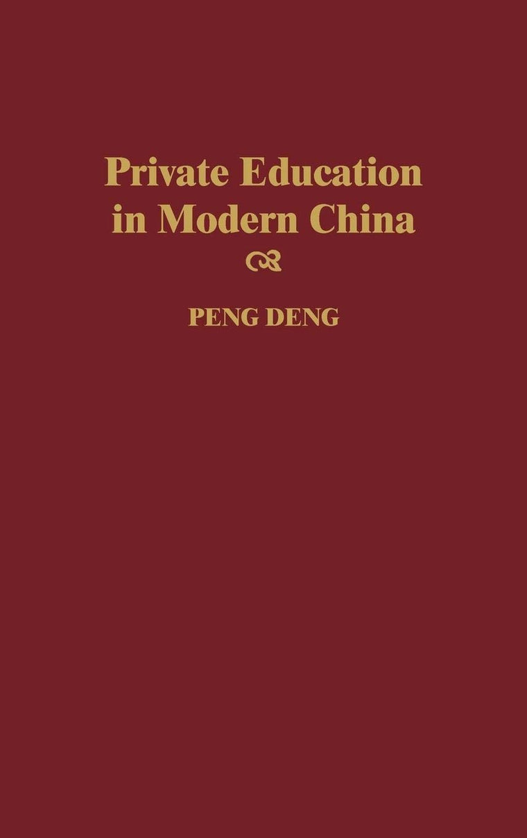 Private Education in Modern China