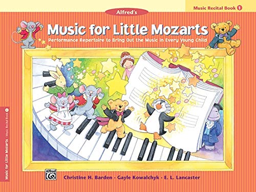 Alfreds Music for Little Mozarts Books 1 Set (3 Books) - Lesson Book 1, Workbook 1, Recital Book 1