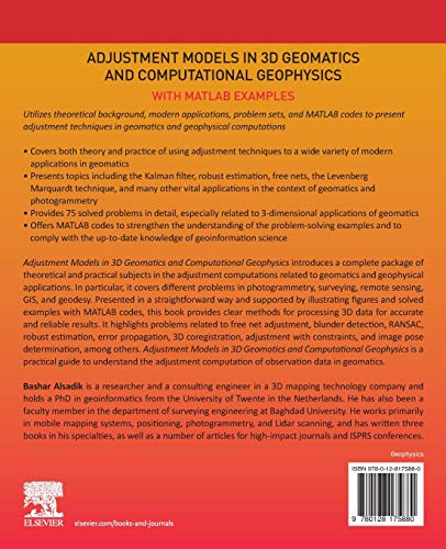 Adjustment Models in 3D Geomatics and Computational Geophysics: With MATLAB Examples (Volume 4) (Computational Geophysics, Volume 4)