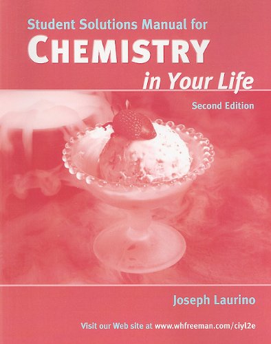 Chemistry in Your Life Solutions Manual