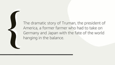 The Accidental President: Harry S. Truman and the Four Months That Changed the World - A Narrative History about the End of WWII and the Atomic Bomb