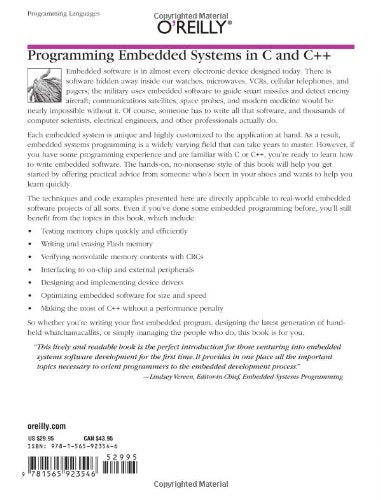 Programming Embedded Systems in C and C++
