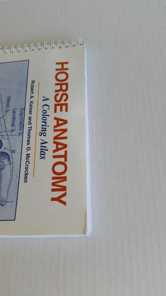 Horse Anatomy: A Coloring Atlas, 2nd Edition