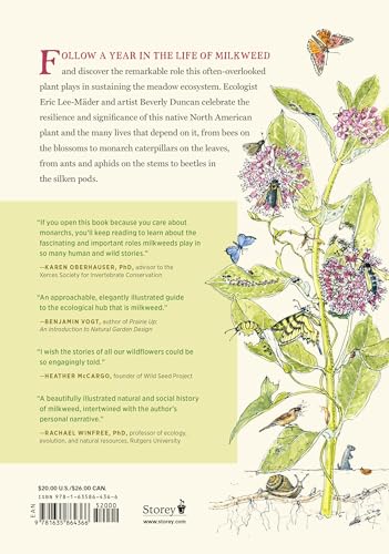 The Milkweed Lands: An Epic Story of One Plant: Its Nature and Ecology