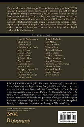 Theological Interpretation of the Old Testament: A Book-by-Book Survey