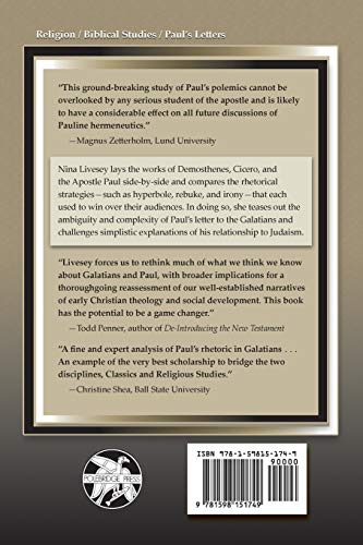 Galatians and the Rhetoric of Crisis: Paul - Demosthenes - Cicero