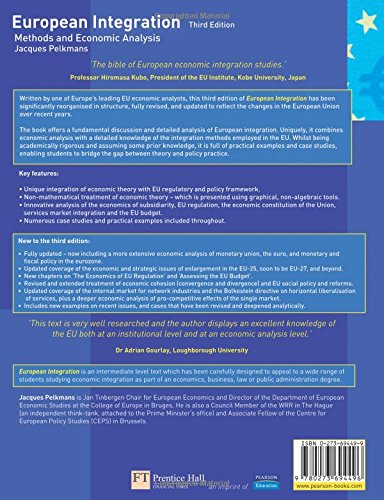 European Integration: Methods and Economic Analysis (3rd Edition)