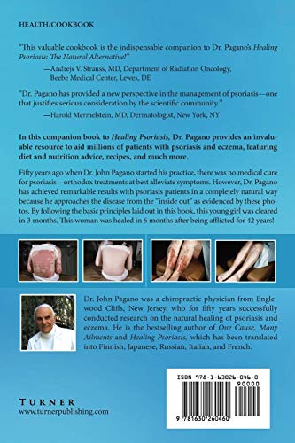 Dr. John's Healing Psoriasis Cookbook — back cover