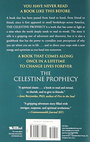 The Celestine Prophecy: An Adventure — back cover