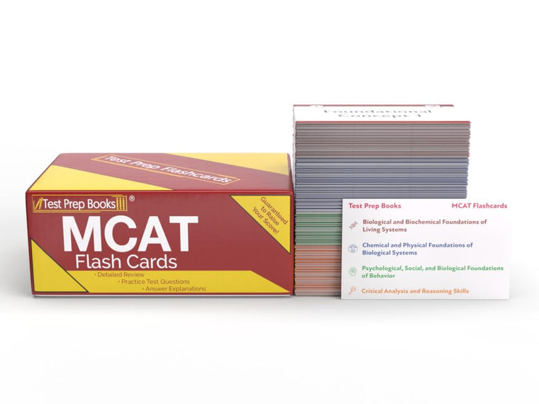 MCAT Prep Study Cards 2025-2026: MCAT Test Prep Review and Practice Questions [Full Color Cards]