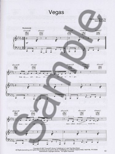 Sara Bareilles: Little Voice (Piano/Vocal/guitar)