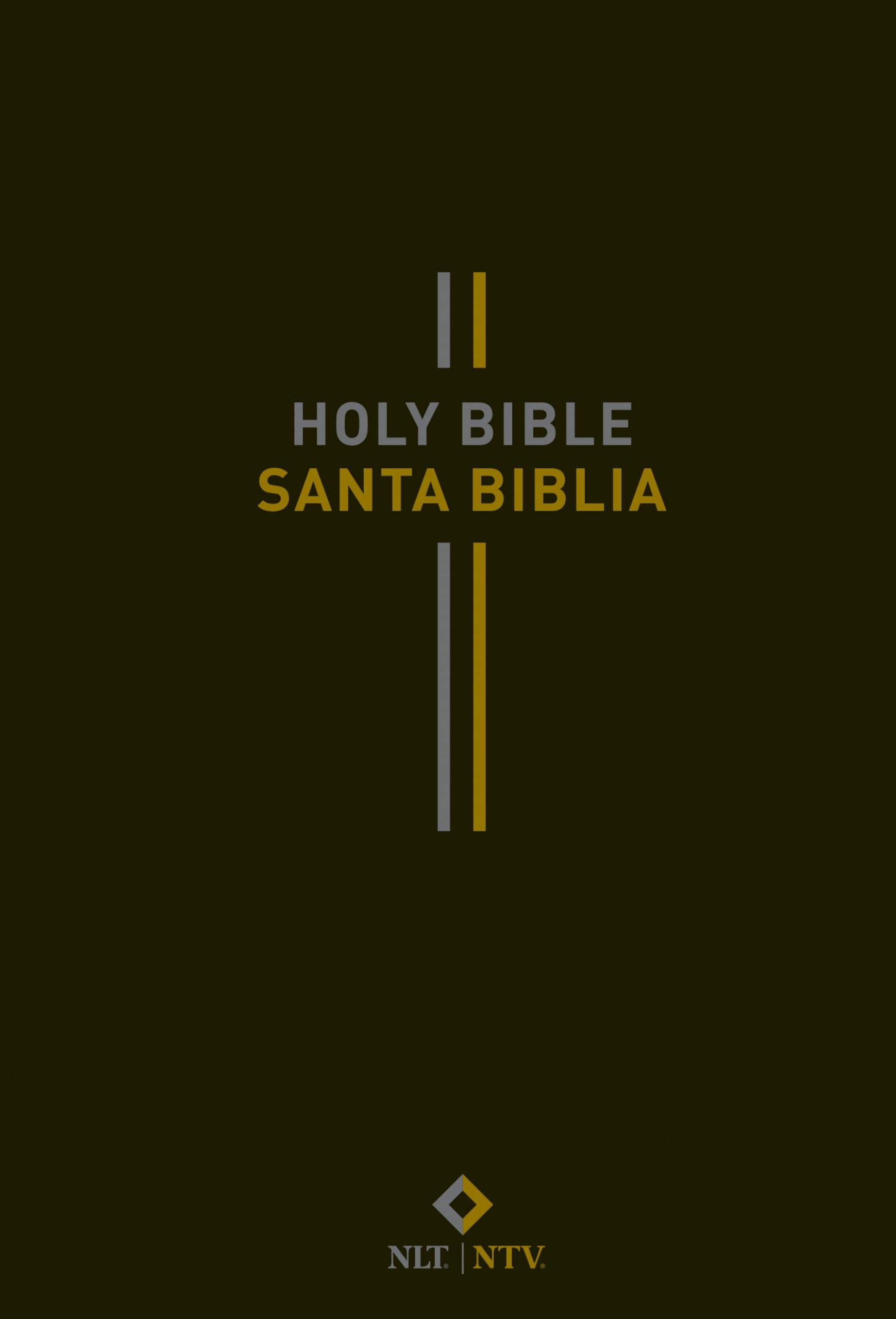 Bilingual Bible / Biblia biling?e NLT/NTV (Hardcover, Black)