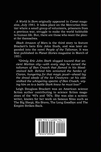 A World Is Born & Black Amazon of Mars — back cover
