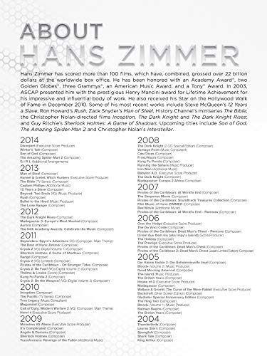 Hans Zimmer Collection: Piano Solo & Piano/Vocal