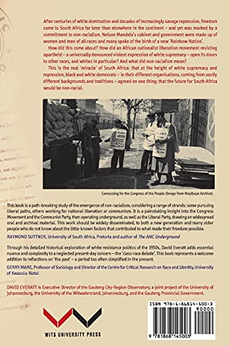 The Origins of Non-Racialism: White opposition to apartheid in the 1950s