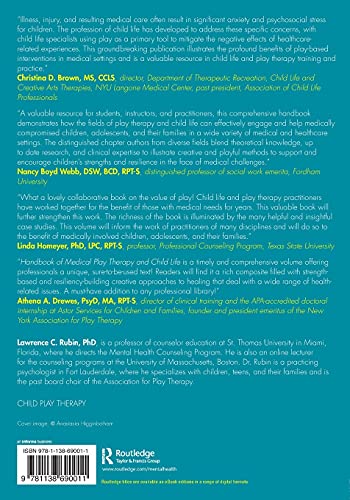 Handbook of Medical Play Therapy and Child Life: Interventions in Clinical and Medical Settings — back cover