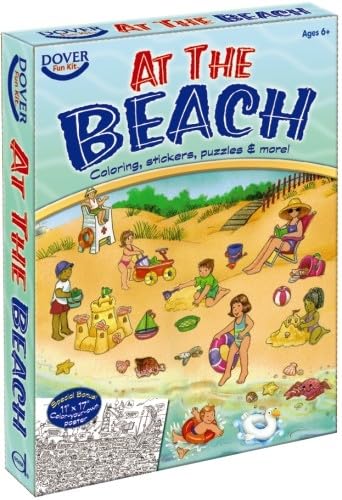 At the Beach Fun Kit (Dover Fun Kits) (English and English Edition)