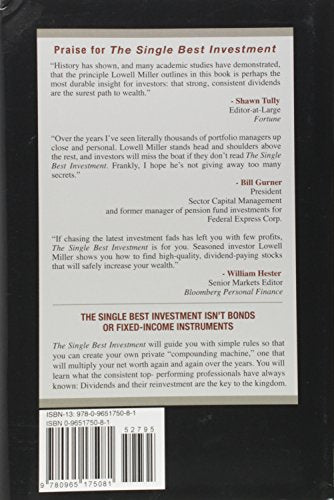 The Single Best Investment: Creating Wealth with Dividend Growth