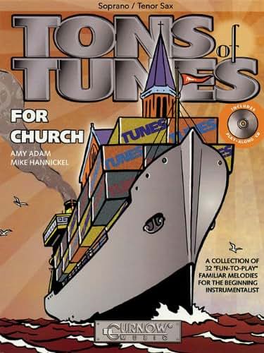 Tons of Tunes for Church: Bb Soprano/Bb Tenor Saxophone - Grade 0.5 to 1