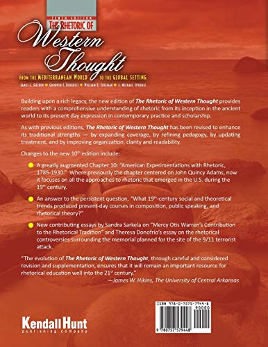 The Rhetoric of Western Thought: From the Mediterranean World to the Global Setting