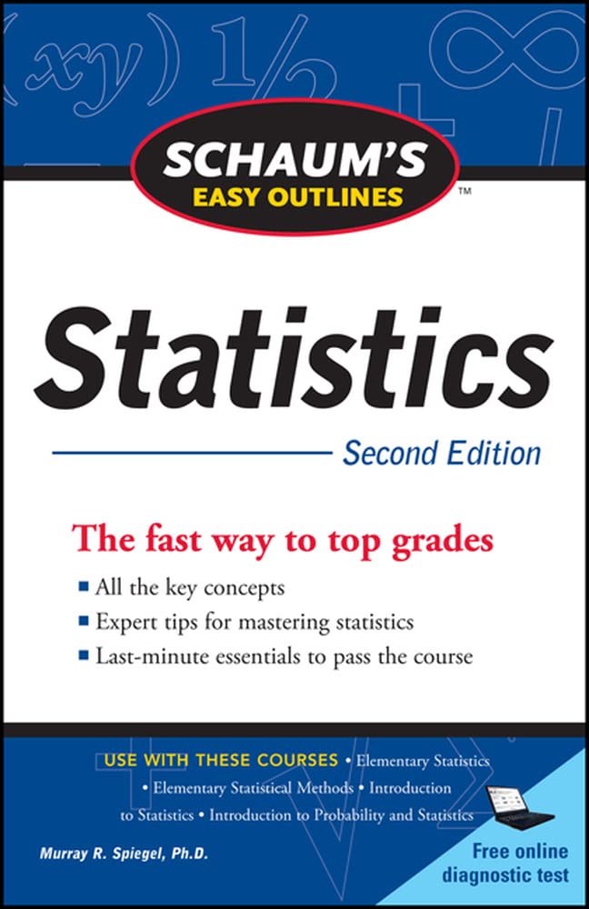 Schaum's Easy Outline of Statistics, Second Edition (Schaum's Easy Outlines)