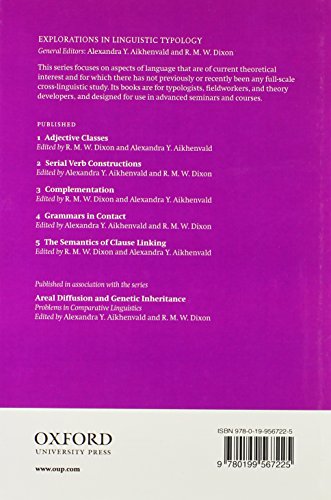 The Semantics of Clause Linking: A Cross-Linguistic Typology (Explorations in Linguistic Typology)