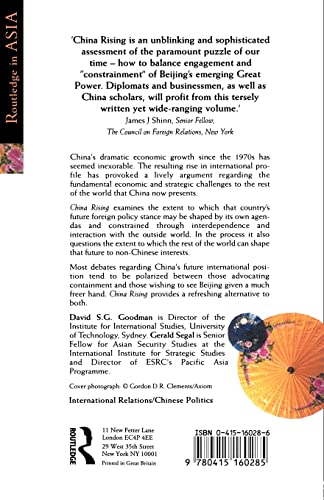 China Rising: Nationalism and Interdependence (Routledge in Asia)