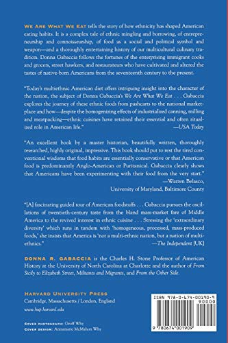 We Are What We Eat: Ethnic Food and the Making of Americans