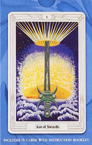 Crowley Pocket Tarot Deck: Pocket-Sized 78-Card Crowley Thoth Deck by Aleister Crowley, Painted by Lady Frieda Harris, with Egyptian Symbolism, Qabalistic & Astrological Insights, Includes Booklet