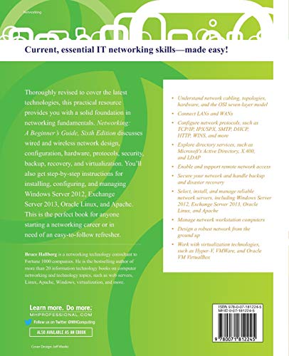 Networking: A Beginner's Guide, Sixth Edition