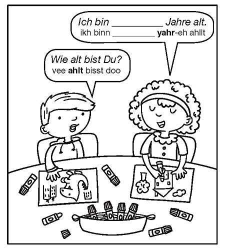 Color & Learn Easy German Phrases for Kids (Dover Little Activity Books: Language)