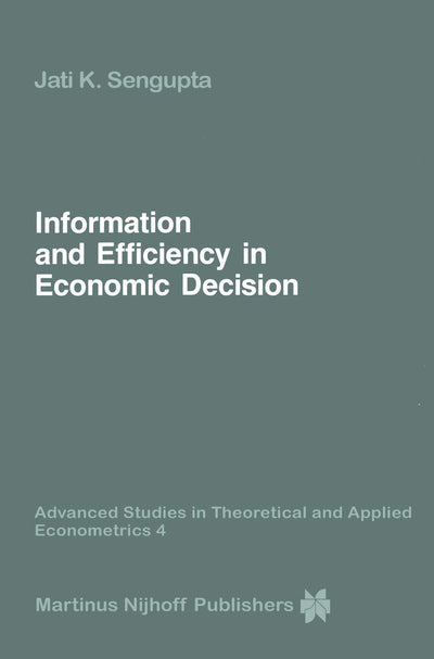 Information and Efficiency in Economic Decision (Advanced Studies in Theoretical and Applied Econometrics, 4)