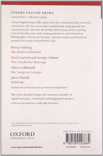 She Stoops to Conquer and Other Comedies (Oxford World's Classics)