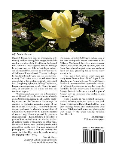 The Amana Landscape — back cover