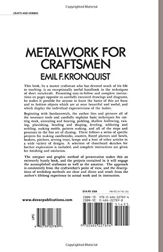 Metalwork for Craftsmen by Kronquist, Emil F.