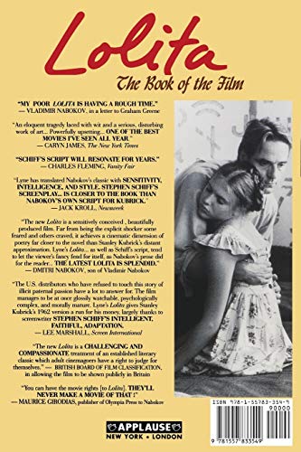 Lolita: The Book of the Film (Applause Books) by Schiff