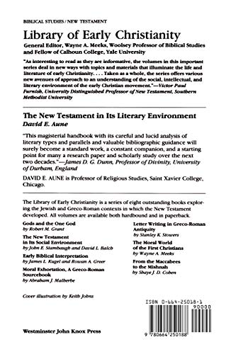 The New Testament in Its Literary Environment (Library of Ea