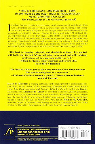 The Trusted Advisor by Maister, David H.