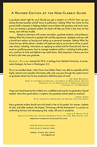 Getting What You Came For: The Smart Student's Guide to Earning a Master's or a Ph.D.