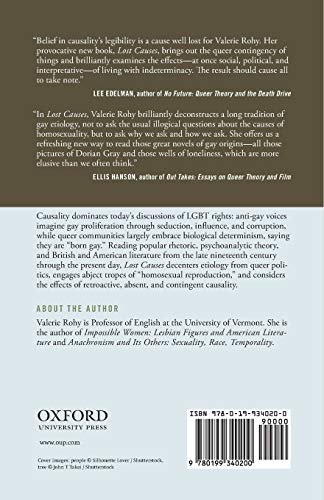 Lost Causes: Narrative, Etiology, and Queer Theory