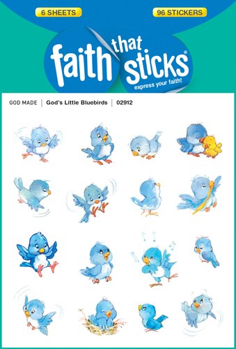 God's Little Bluebirds (Faith That Sticks Stickers)