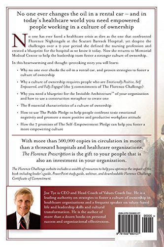 The Florence Prescription: From Accountability to Ownership — back cover
