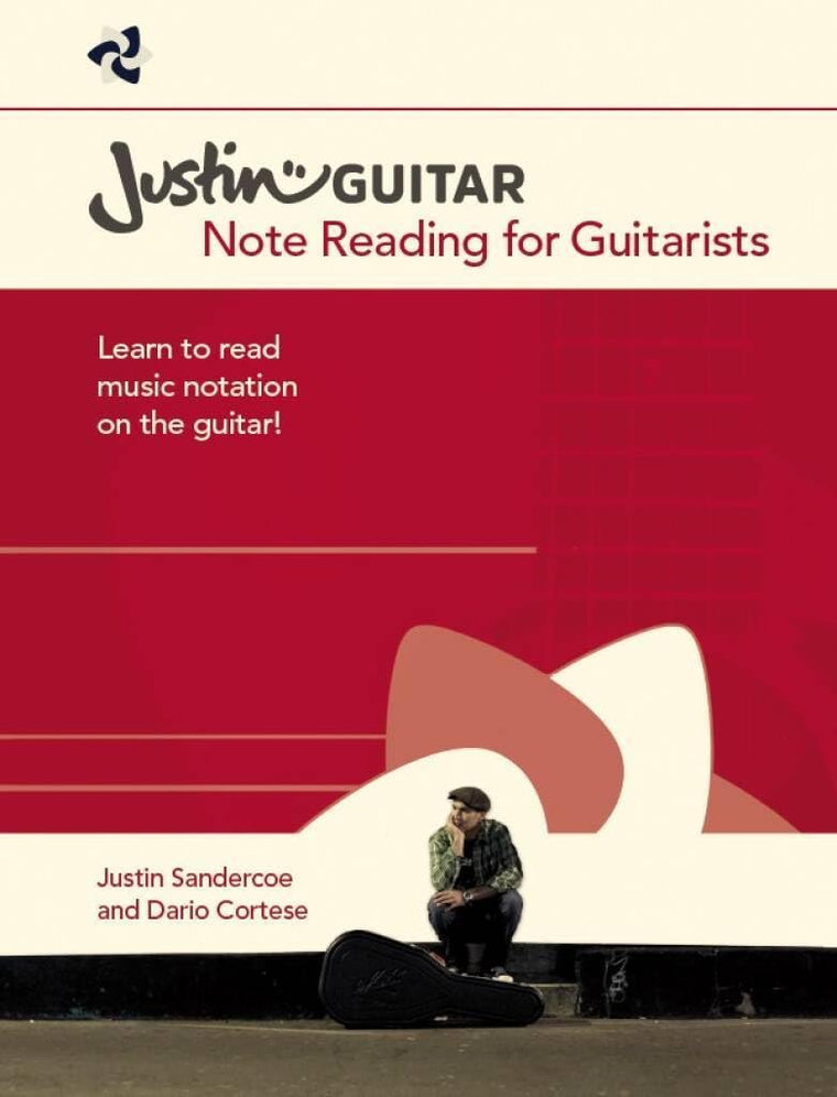 Justin Guitar: Note Reading for Guitarists Sheet Music  Guitar Sight Reading Method for Beginner and Intermediate Players  Open Position Standard Notation Study