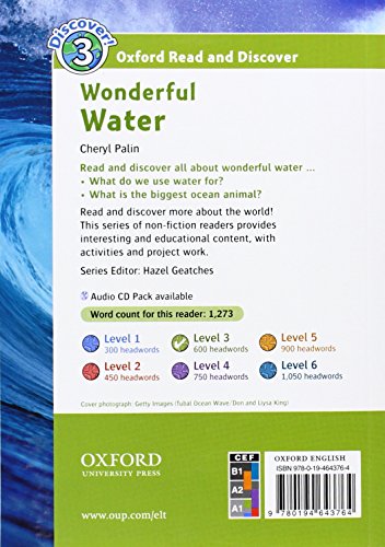 Oxford Read and Discover: Level 3: 600-Word VocabularyWonderful Water