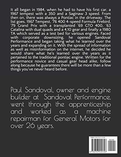 BUILDING PONTIAC TORQUE AND POWER THE SANDOVAL PERFORMANCE WAY: SHORTBLOCK PERFORMANCE AND EXTENDING THE POWER CURVE (Pontiac Speed Reading from Sandoval Performance)