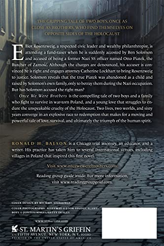 Once We Were Brothers: A Novel (Liam Taggart and Catherine Lockhart, 1)