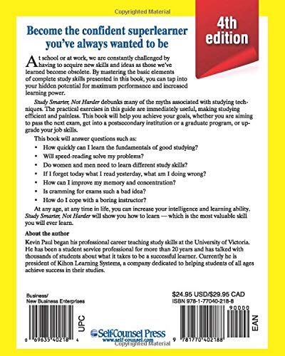 Study Smarter, Not Harder (Reference Series) by Paul MA, Kev