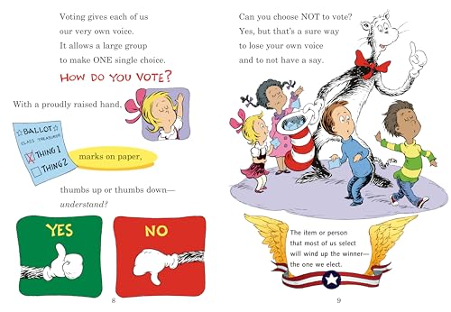 One Vote, Two Votes, I Vote, You Vote (The Cat in the Hat's Learning Library)